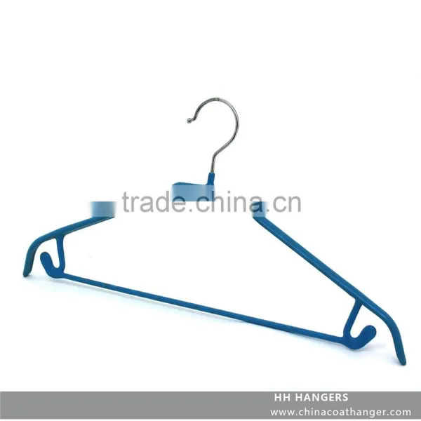 The HEAD Metal Suit Hanger With With Eco-friendly Blue Rubber Paint Coating photo-2