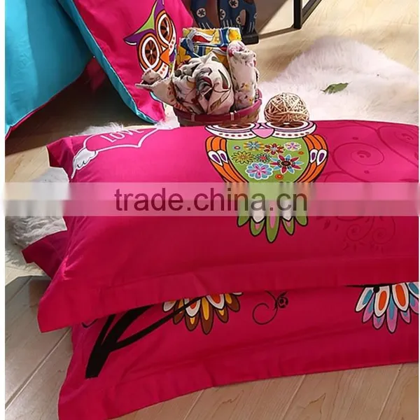 Nantong Supplier Owl Bedding Set , 3d Bedding Sets Comforter/duvet/quilt Cover Bed Sheet photo-5