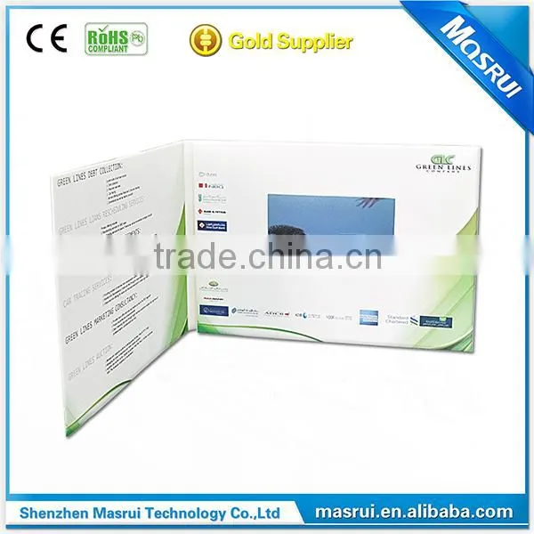 High Quality 4.3 Inch LCD / TFT Screen Video Wedding Card /Video Book photo-6