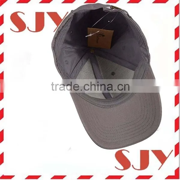 100% Cotton Metal Buckle Back Decoration Adjustable Baseball Cap photo-4