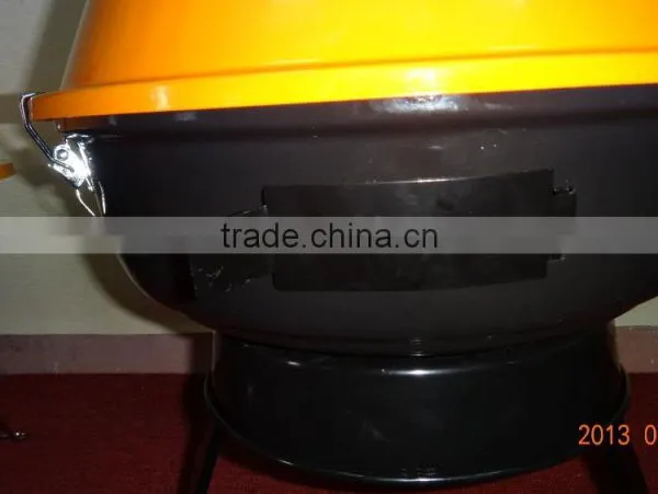 Green Coated Finishing Charcoal Small BBQ Grill photo-3