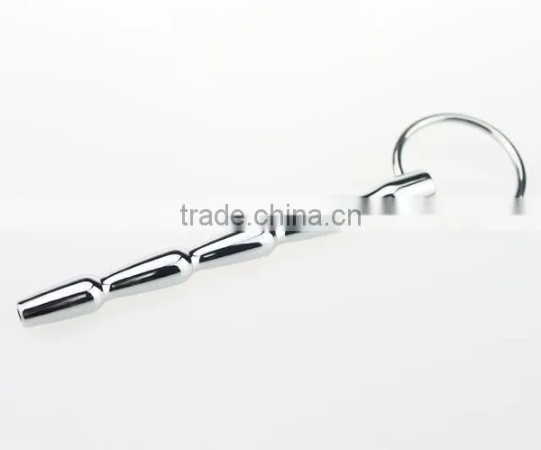 CTDA-013 Male Stainless Steel Soft Silicone Urethral Stretching Tube Urethra Metals Urine Catheter photo-2