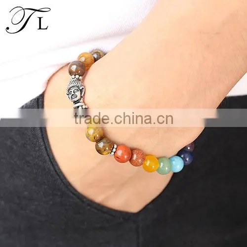 Top Sale Buddha Beads Bracelets For Tiger Eye Stone Bracelet photo-4