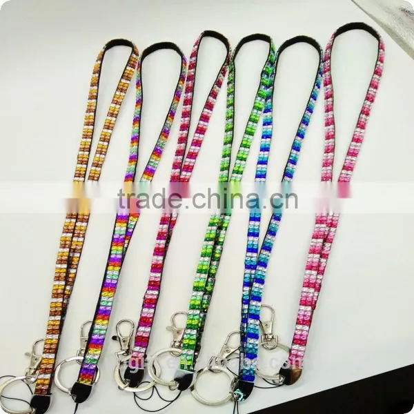 2016 Hottest a Riot of Colour Rhinestone Lanyard Custom Fashion Rhinestone Lanyard NO MOQ photo-5