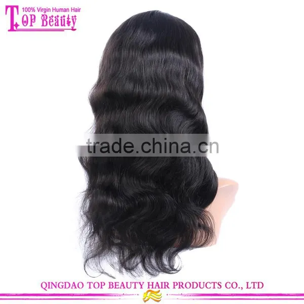 18 Inches Brazilian Human Hair Full Lace Wigs Wholesale Virgin Brazilian Hair Wig photo-4
