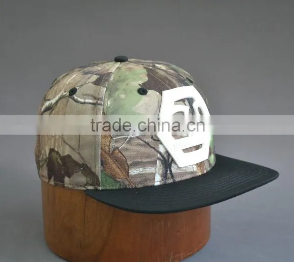 6 Panel Distressed Camo Hat photo-5