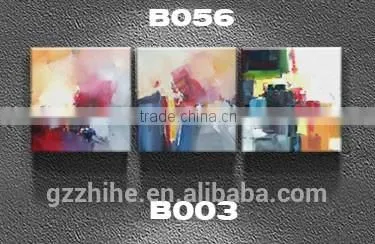 Modern Design High Quality Cheap Price Abstract Canvas Flower Oil Painting photo-3