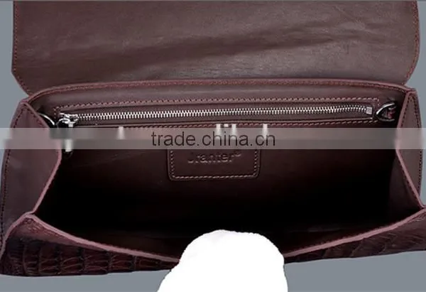 Ladies Party Genuine Leather Clutch Purse Crocodile Skin Handbags Chinese Clutch Bag photo-5