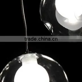 Ball Glass Shade Hot Sale Clear Family Cheap Pendant Lamp With 5 Heads photo-5