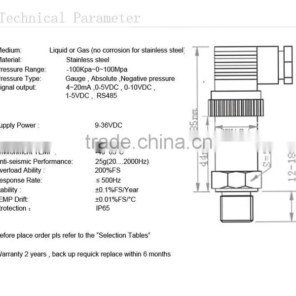 TP-C-1 High Resolution Customized Air Pressure Sensor Factory photo-4