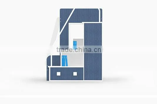 Modern Design Kids Bunk Bed With Cowboy Color photo-3