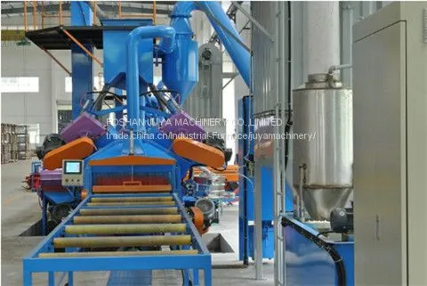 Aluminum Profile Shot Blasting Machine photo-3