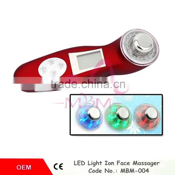 Portable Home Use Ultrasonic Skin Rejuvenation Ionic Photon 3MHz Galvanic Microcurrent Beauty Device photo-2
