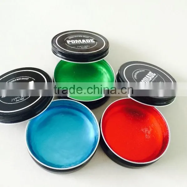 100G 150G Colorful Strong Hold Hair Styling Pomade Water Based OEM For Men And Women Use photo-4