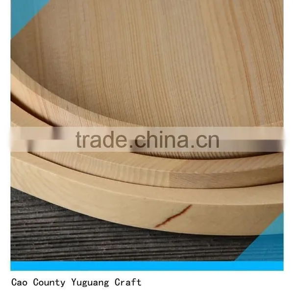Engraving Wooden Plates Set of 3 Pieces Varnished Wooden Plates photo-3