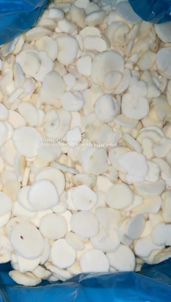 Chinese IQF Frozen Water Chestnuts Slices