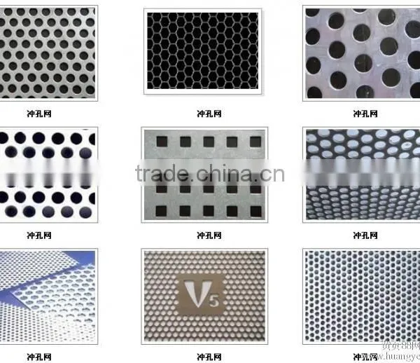 Perforated Metal Ceiling Tiles/ Round Hole Perforated Metal Wire Meshes/ Perforated Metal Roofting Sheet /