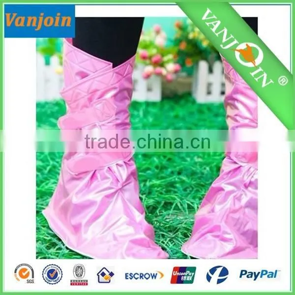 Fashion White Zippered Nonslip Rainproof Flodable Reusable Short Covers photo-5