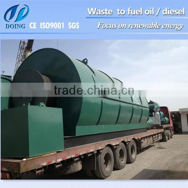 Automatic China Truck Tire to Diesel Oil Recycling Machine