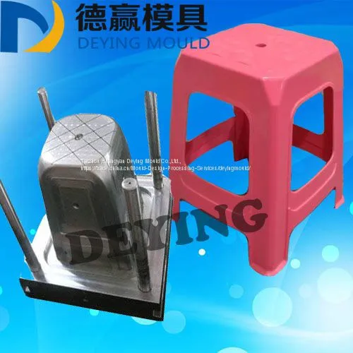 Good Quality Plastic Injection Home Stool Mould 2017 New Design Injection Mould for Plastic Commodity Household Stool photo-2