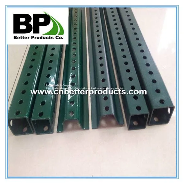 Perforated Steel Square Sign Post for Dog Waste Station photo-2