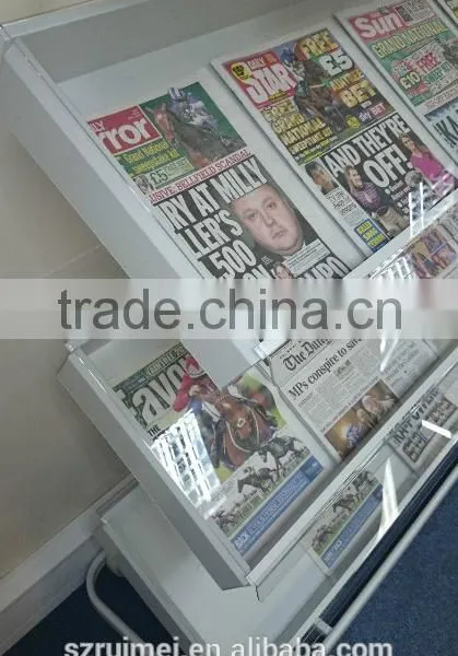 Practical Customized Multi-tier Library Magazine/newspaper Display photo-4