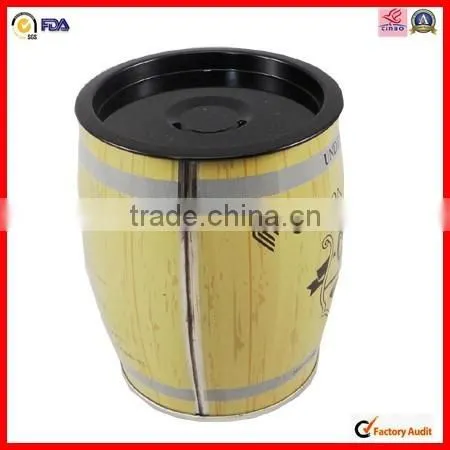 Metal Tin Empty Coffee Can photo-3