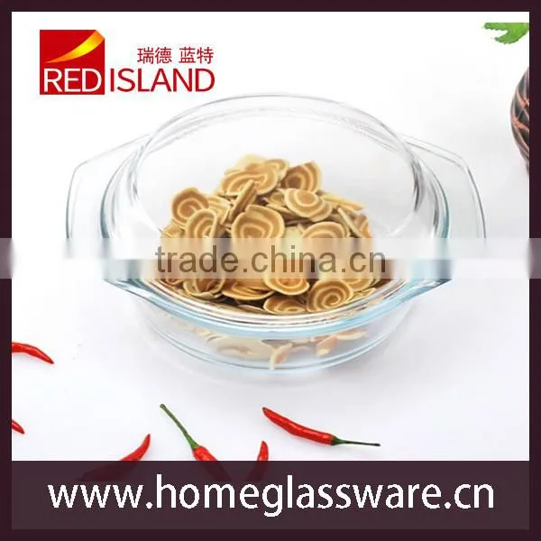 3.5L Transparent Tempered Glass Bowl Set ,glass Crystal Pot photo-3