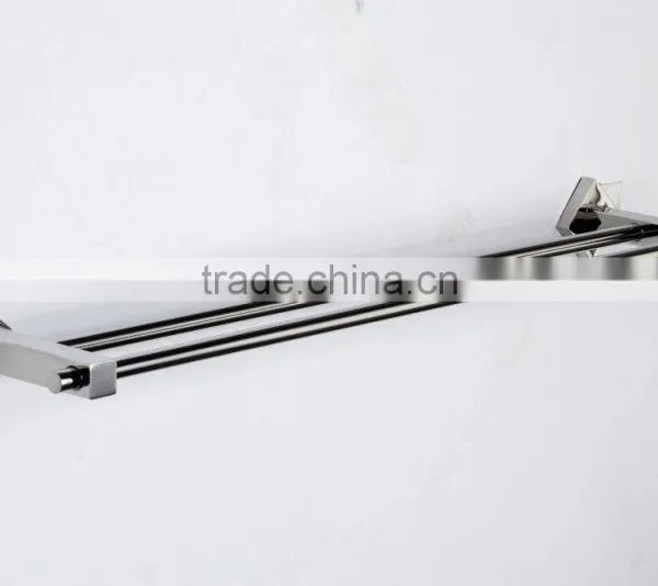 Bathroom Items Stianless Steel Double Bars Wall Mounted Towel Bar BSCI photo-3