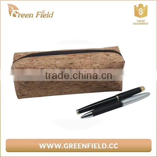 Eco-friendly Unusual Natural Cork Pencil Case photo-3