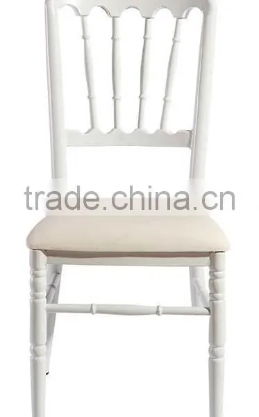 Wholesale Quality Stackable White Aluminum Napoleon Chair QL-D908 photo-2