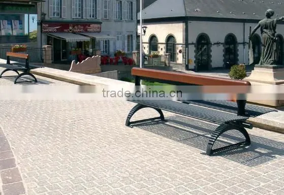 Public Serive Rest Metal Outdoor Bench photo-5