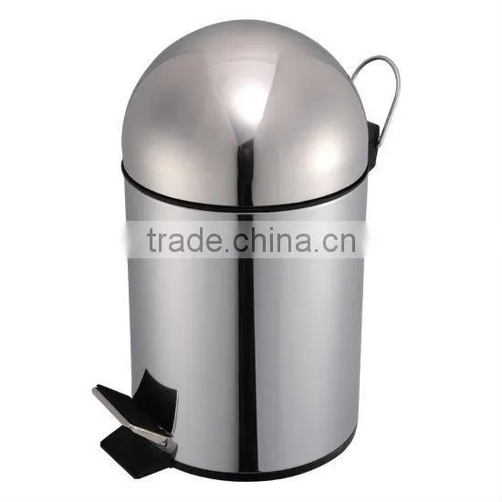 Factory Wholesale Powder Coated Foot Pedal Trash Bin photo-5