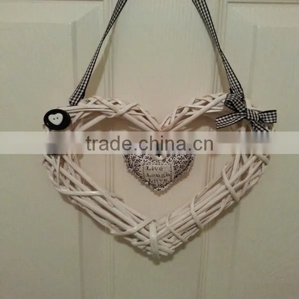 Cheap Wicker Fish Decorations With Ribbon for Hanging Home Decoration photo-5