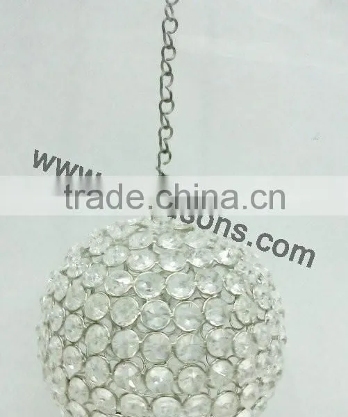 New Crystal Hanging Candle Holder photo-3