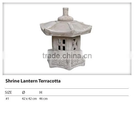 Special Ornaments Shrine Lantern Terracotta photo-4
