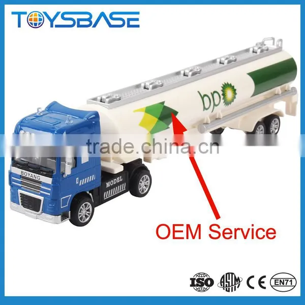 Customized Logo OEM Designed Alloy Die Cast Models Toy Tanker Truck Diecast Model Car 1 18 photo-2