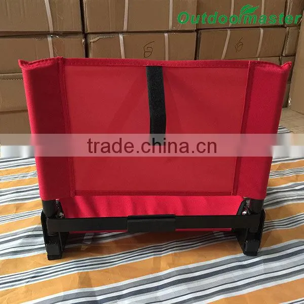 Portable Cheap Take Easy Folding Red Football Stadium Seat photo-3