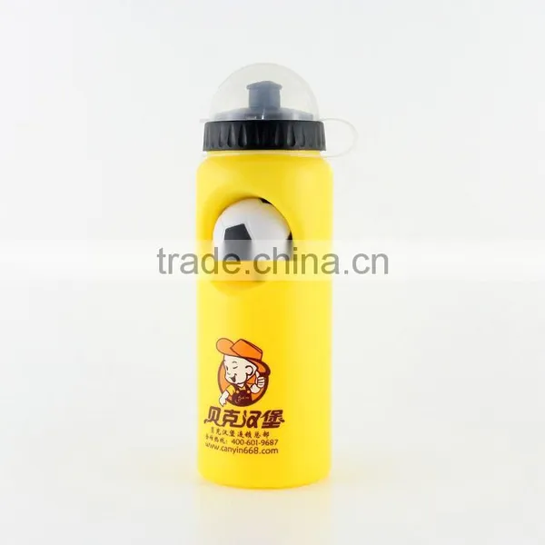 750ml BPA FREE Plastic Football Water Bottle Include Pu Ball photo-3
