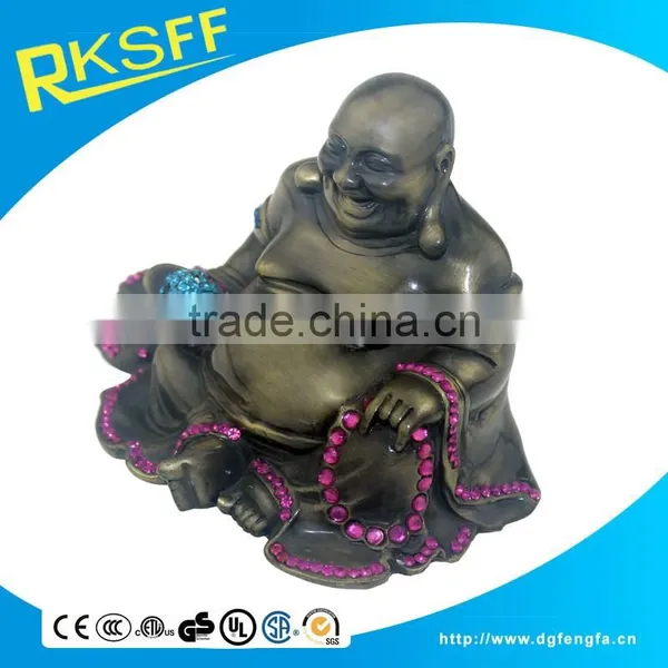 China Feature Brass Zinc Alloy Handmade Gold Buddha in Hot Sale photo-2