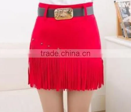 Latest Design Pleated Maxi Skirt Wrap Navy Chiffon Long Skirt for Women photo-3
