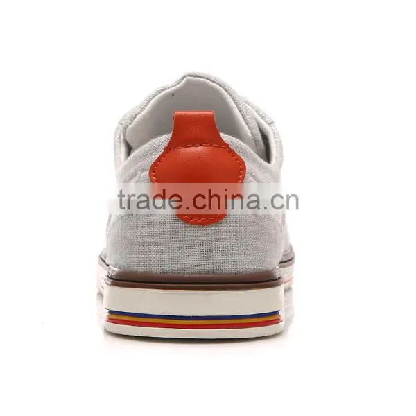 Stylish Fashion Linen Casual Shoes Men High Quality, Adults Casual Canvas Shoes Sample for Male Price Cheap photo-2