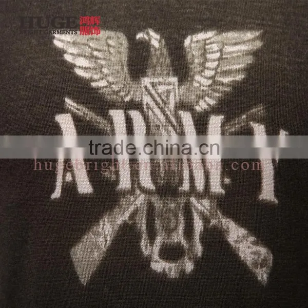 Men Eagle Pattern Intarsia Sweater, Merino Wool Sweater photo-4