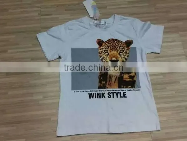 Garments Stocklot Cheap Price Comfortable Boy's Short Sleeve T-shirts Stock Clearance Sale photo-4