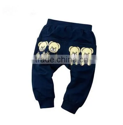 2016 New Fashion Jeans Pants Kids Clothing Baby Harem Pants Korean Style Casual Pants High Quality Harem Pants For Kids photo-3