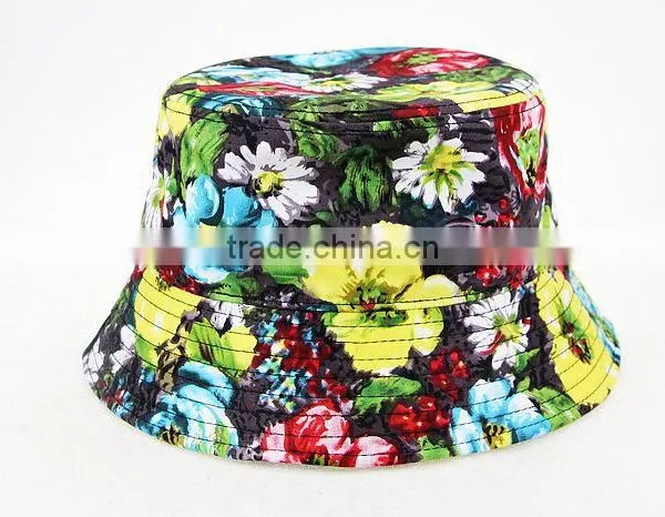 2014 Top Quality Reversed Galaxy Fabric Bucket Hat Wholesale photo-3