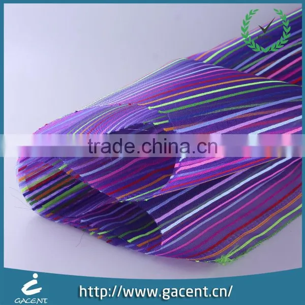 High Tenacity Customized Striped Nylon Mesh for Cosmetic Bag photo-2