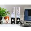 High Quality 2 Pieces A Pair LED Water Dancing Speaker for Computer,Mobile Phone photo-2