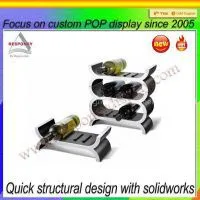 Factory Wholesale Custom Bottle/wine Display Rack