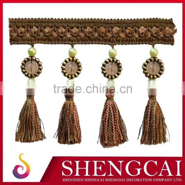 Top Grade Best-Selling Cotton Curtain Tassel Fringe photo-2